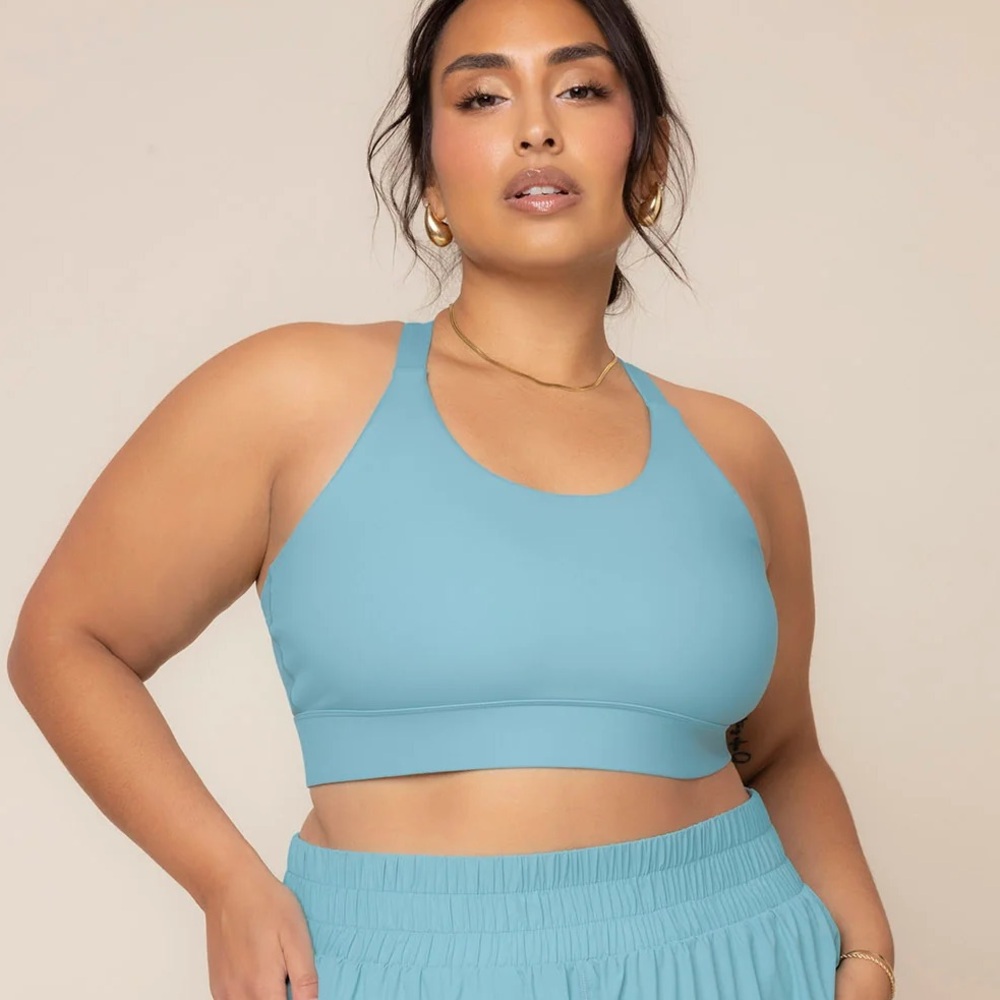 Pop flex Active Ambition Sports Bra; Oasis